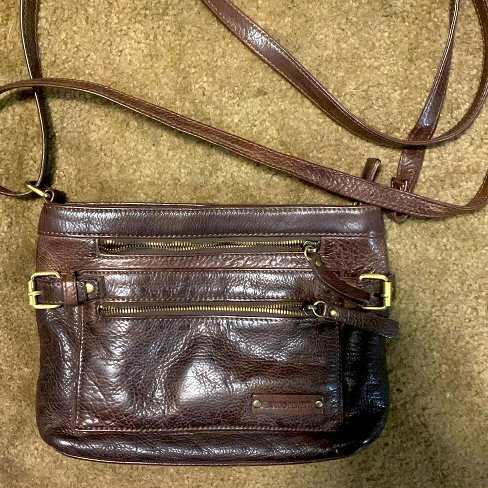LEATHER ENRICO BENETTI PURSE